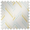 Dashing Zigzags, Warm Orange - Roller Blind